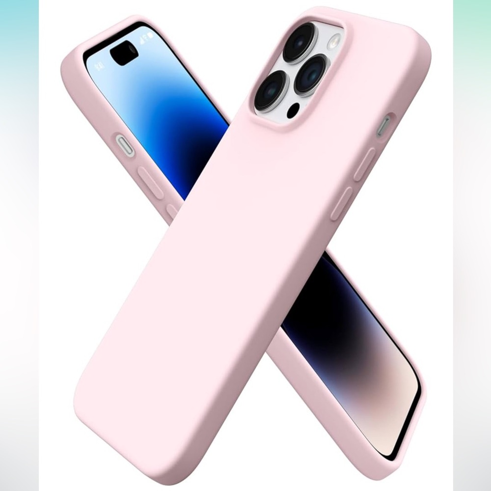 IPhone 14 Pro Max Chalk Pink Silicone Case